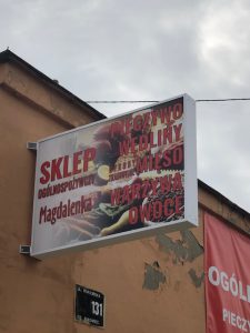 kaseton podświetlany sklep ogólnospożywczy magdalenka bukowiec